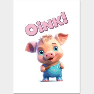 Just a Piglet Posters and Art